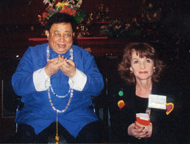 Grand Master Lin Yun and Pam Kai Tollefson
