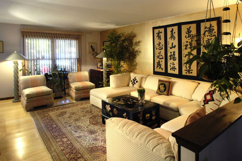 Living room seating area